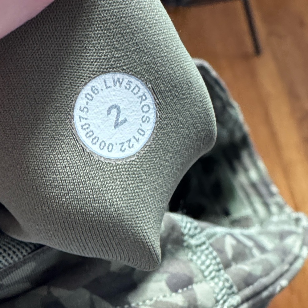 Lululemon Base‎ Pace High-Rise Tight 25" Intertwined Camo Medium Olive Multi 2 - Picture 8 of 11